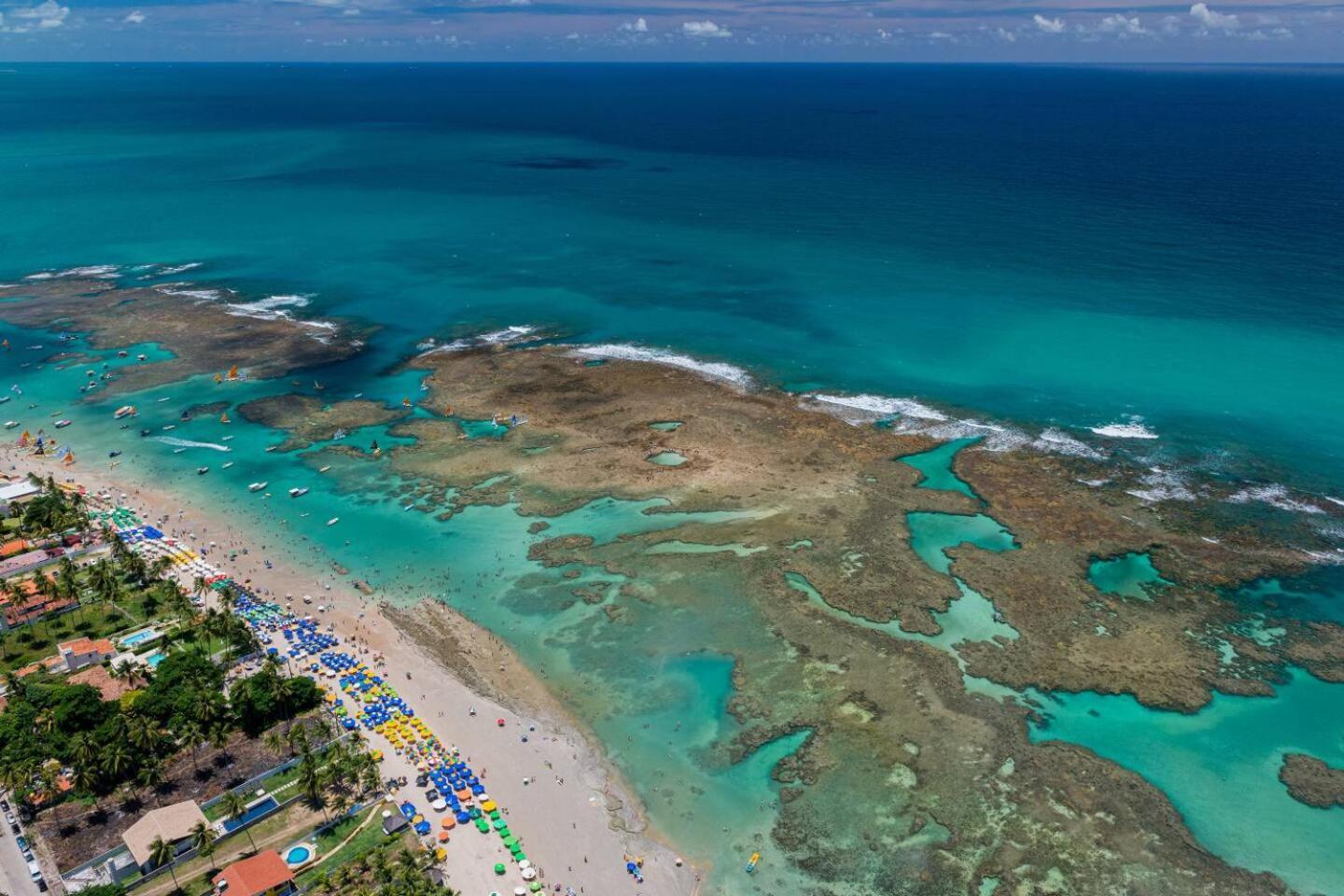 Studio Em Porto De Galinhas - Vista P Piscina Zewnętrze zdjęcie